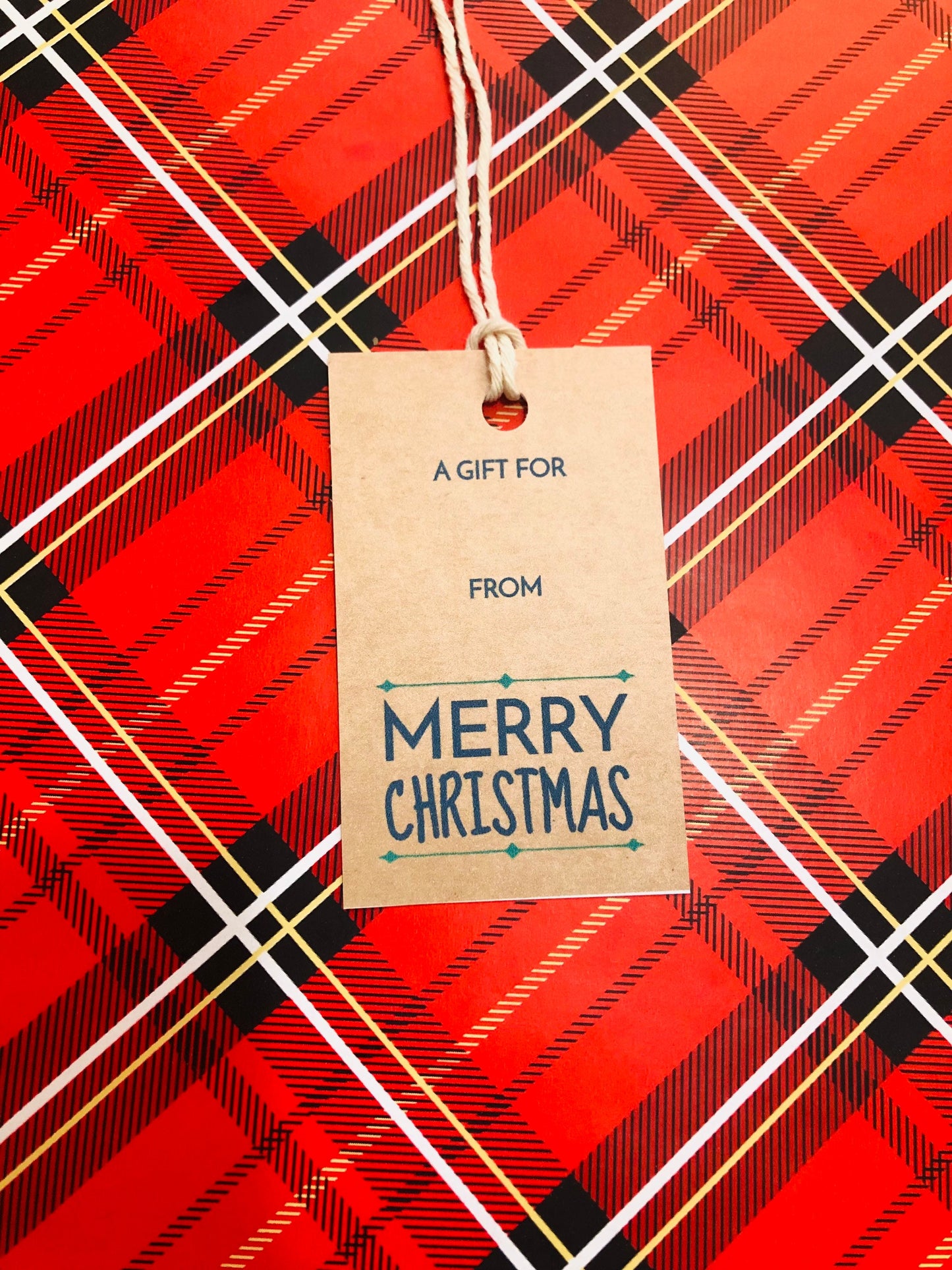 Set of 12 Kraft Christmas gift tags, holidays gift tags, Brown gift tags, pretty gift packaging, cute gift packaging