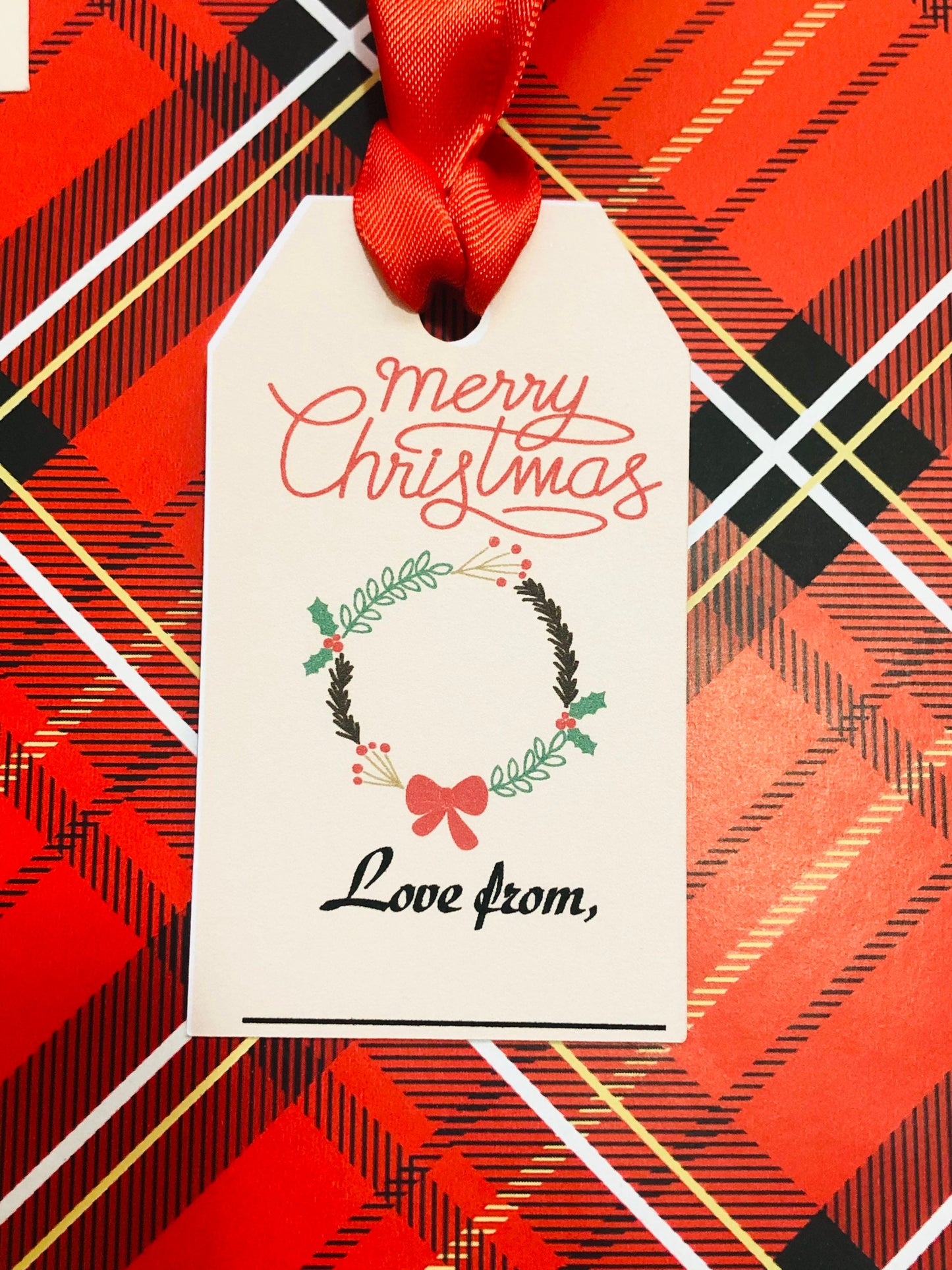 Set of 8 Personalized gift tags, Christmas gift tags, holidays gift tags, gift wrap, cute gift packaging