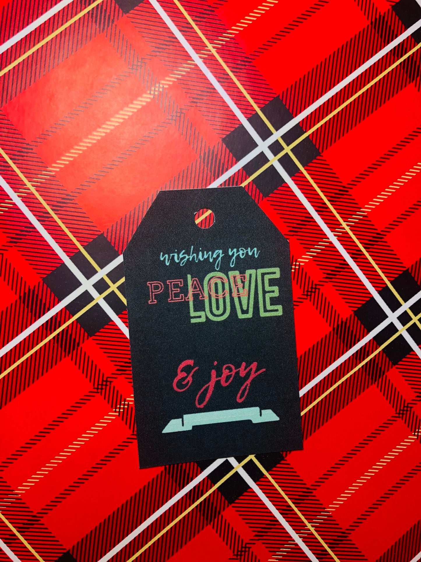 Set of 12 Christmas gift tags, holidays gift tags, red gift tags, cute gift packaging