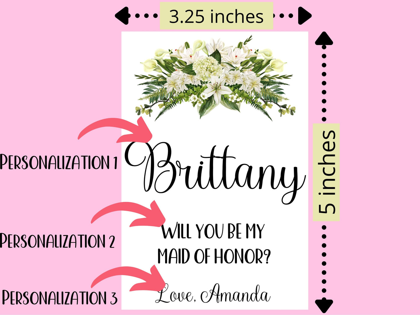 Custom wine, champagne stickers for bridesmaid proposal, bridesmaid gift, Gift box label, custom candle label, wedding gift