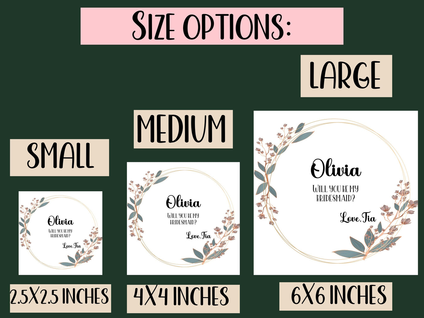 Bridesmaid proposal stickers for candles, boxes and bags, maid of honour proposal, flower girl proposal, bridesmaid proposal labels