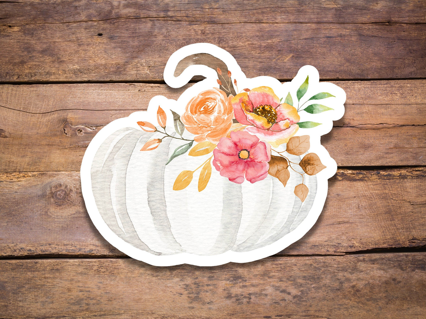 Pumpkin sticker- set of 6, fall stickers sheet, diecut sticker, weatherproof sticker, laptop sticker, waterbottle sticker, halloween gift