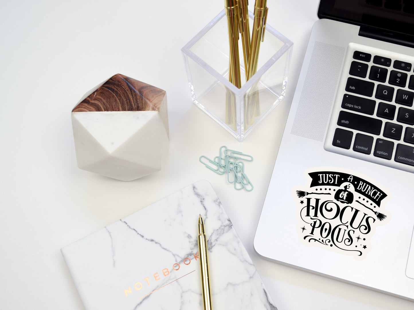 Halloween Hocus pocus sticker, Halloween treats sticker, trick or treat sticker, laptop sticker, diecut sticker, gift for kids