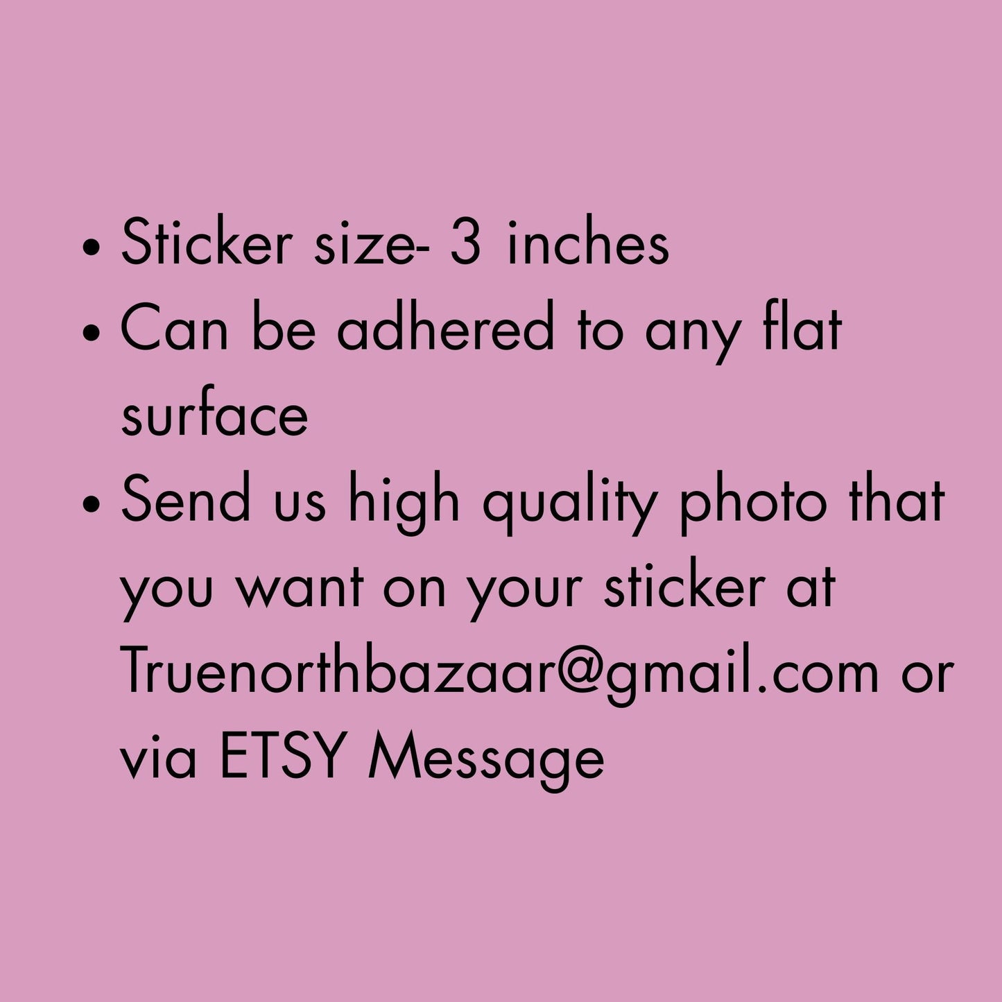 Custom Pet Photo Sticker: 3" Die Cut Vinyl, Weatherproof