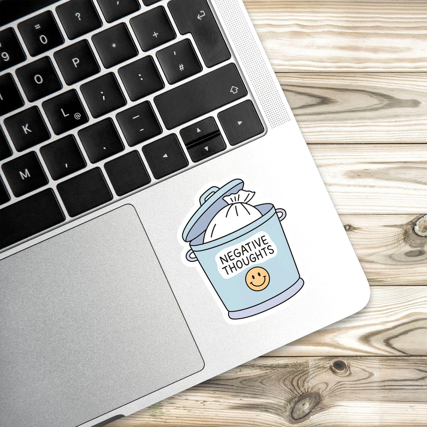 Waterproof vinyl sticker- Dump Negative thoughts | Sarcastic sticker |Laptop sticker | Funny Quote sticker | Kindle sticker