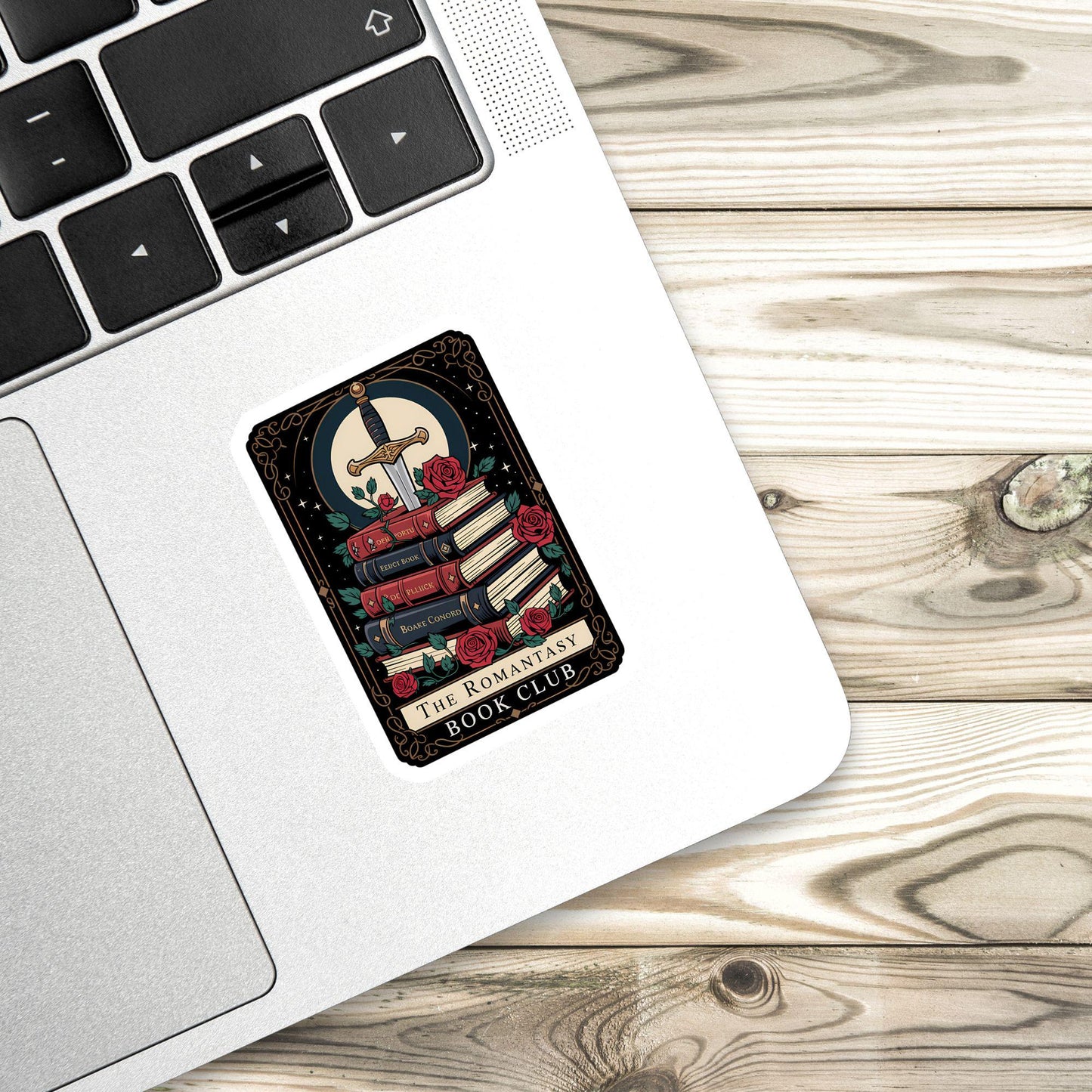 Romantasy Kindle Sticker: Waterproof Vinyl Bookish Reader Decal