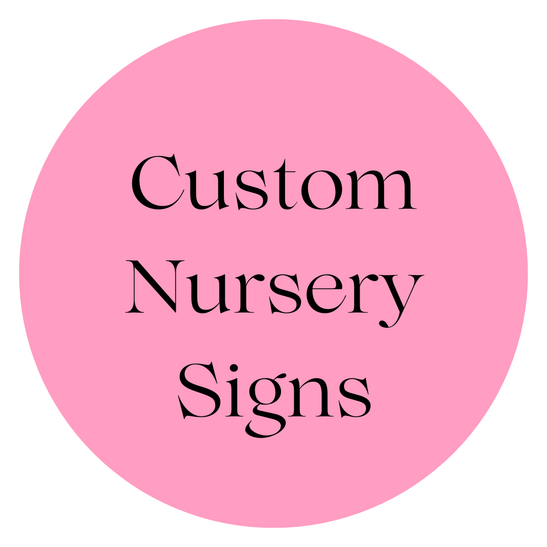 Custom Nursery/kid's room signs
