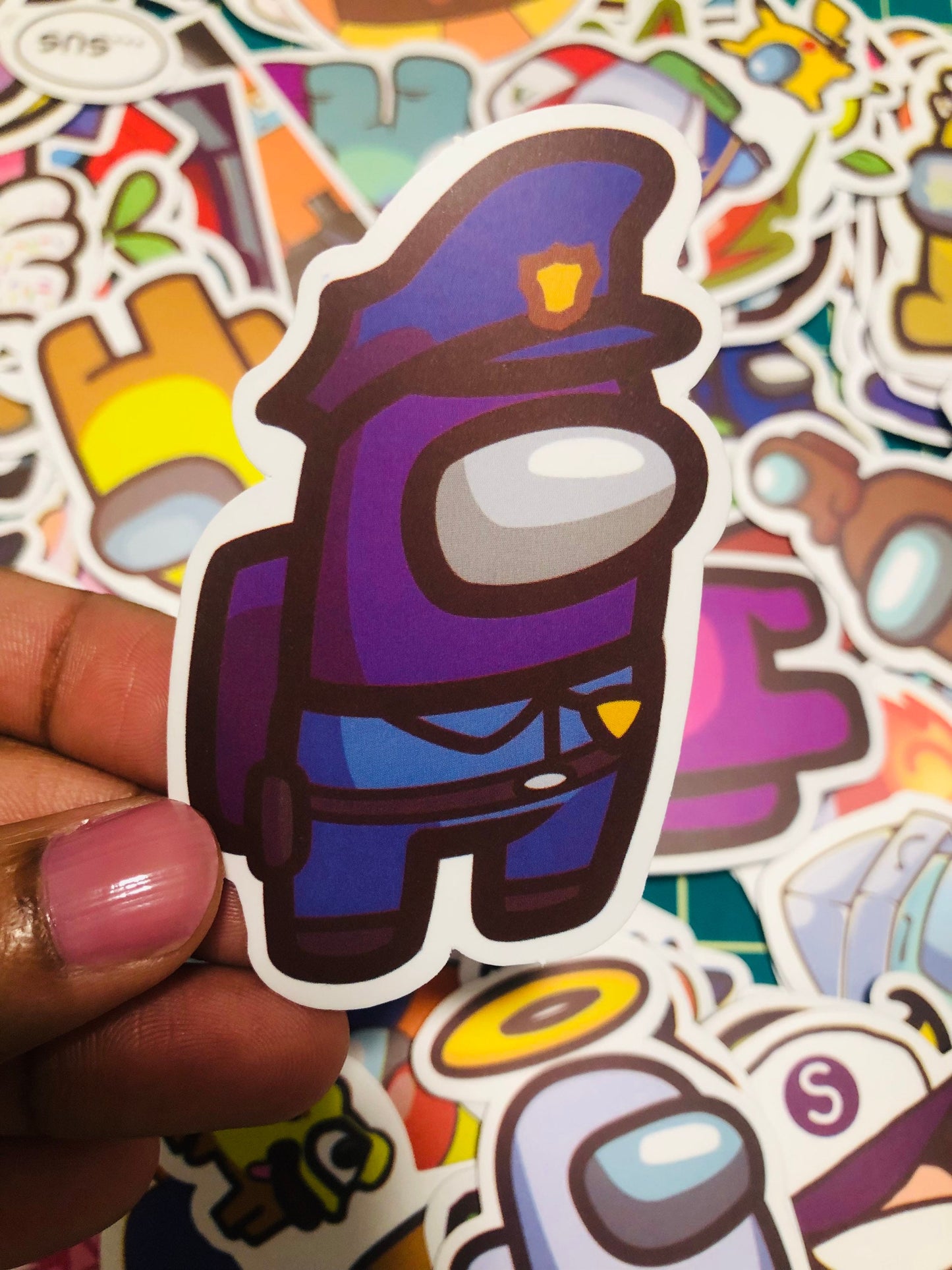 100 pcs Among us stickers, sticker pack, sticker sheet, hydroflask sticker, laptop sticker, among us gifts, mobile sticker, luggage sticker