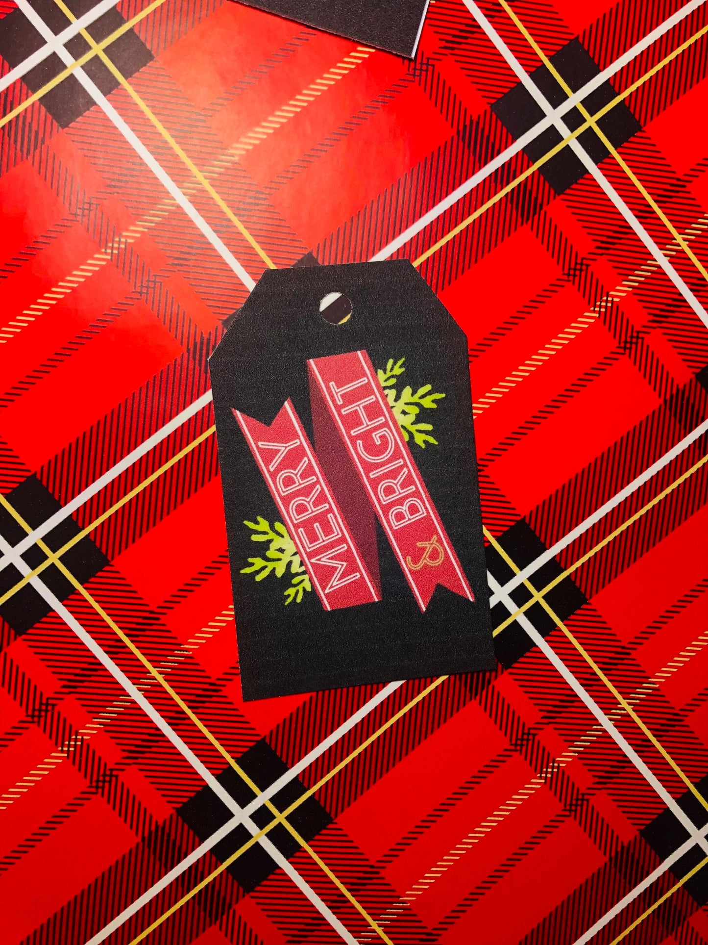 Set of 12 Christmas gift tags, holidays gift tags, red gift tags, cute gift packaging