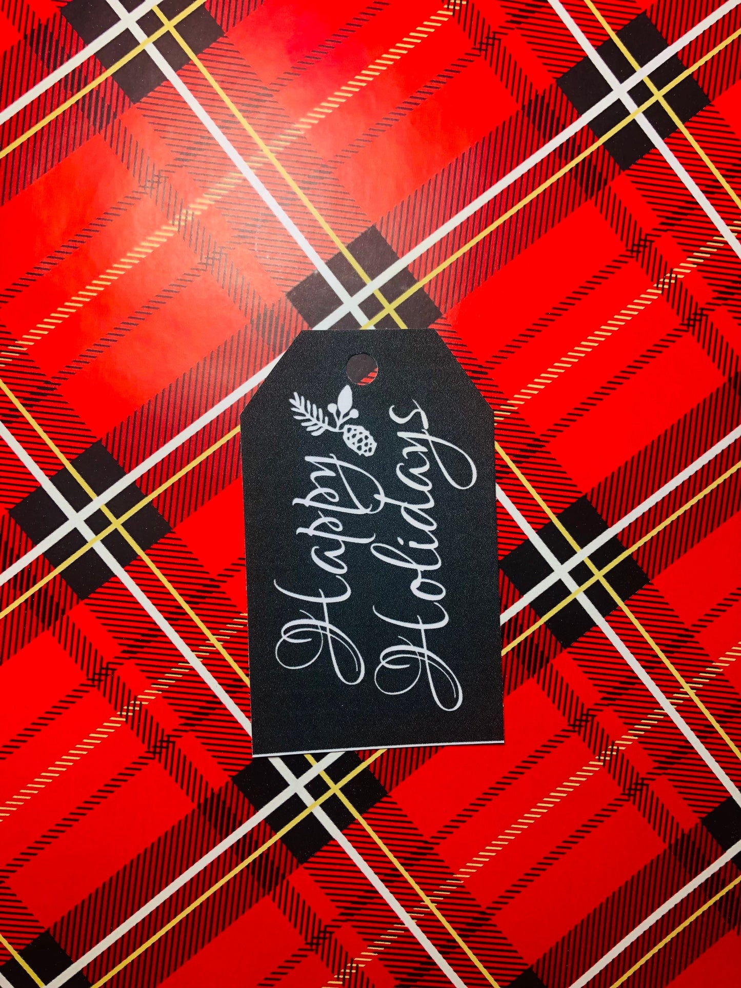 Set of 12 Christmas gift tags, holidays gift tags, red gift tags, cute gift packaging