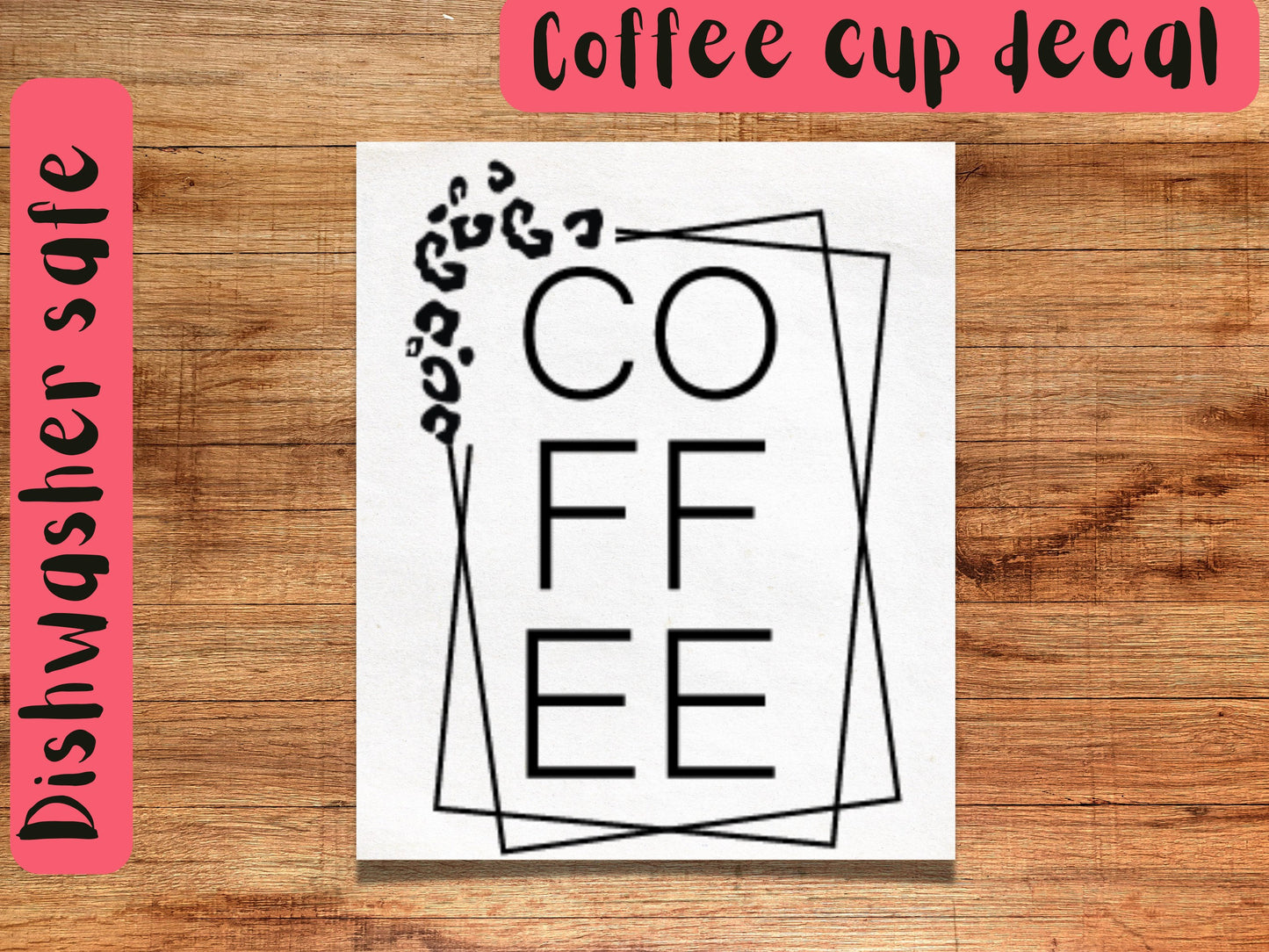 Coffee cup vinyl decal,beer can glass cup decal, travel mug decal, Mothers day gift, dishwasher safe vinyl decal