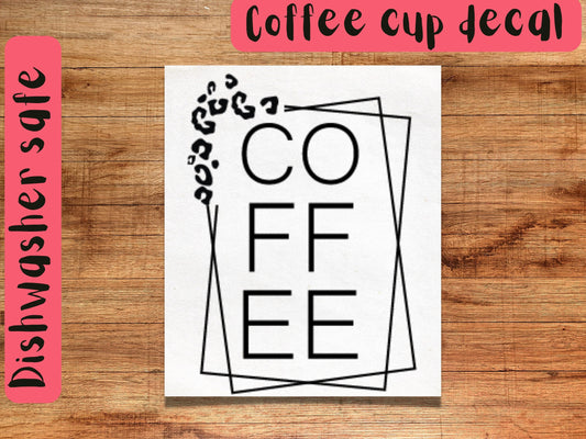 Coffee cup vinyl decal,beer can glass cup decal, travel mug decal, best friend gift, dishwasher safe vinyl decal