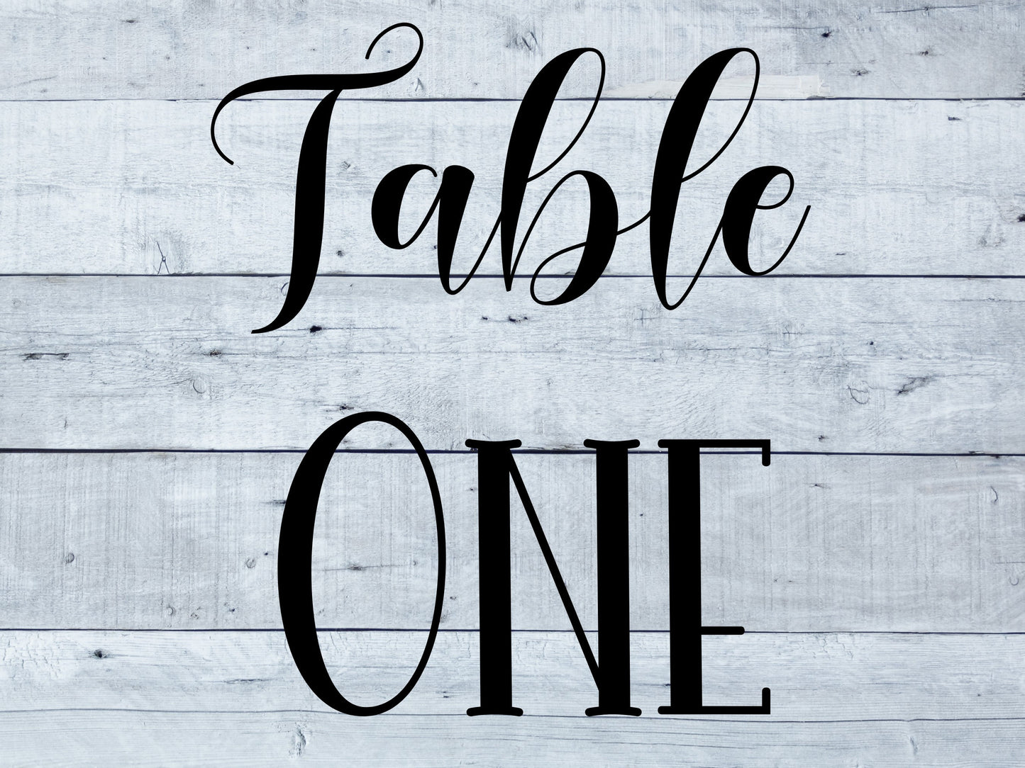 Table number vinyl decal, wedding signs, wedding decoration, table number signs, table number labels