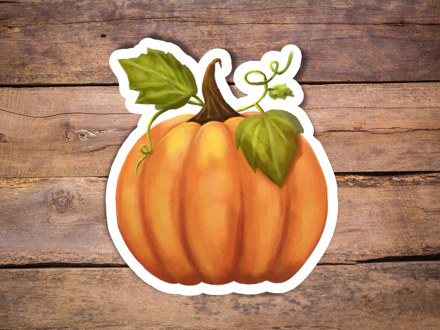 Pumpkin sticker- set of 6, fall stickers sheet, diecut sticker, weatherproof sticker, laptop sticker, waterbottle sticker, halloween gift