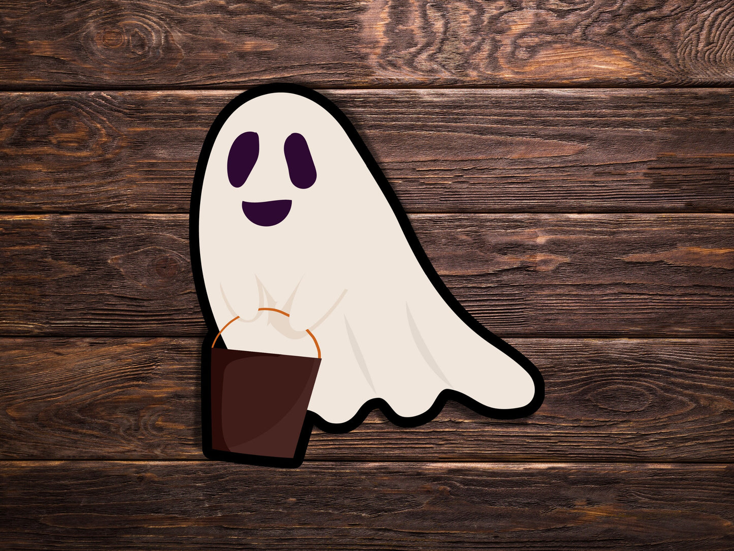 Ghost Sticker Set: Halloween Vinyl Decals, Kids' Stickers (Set of 6)