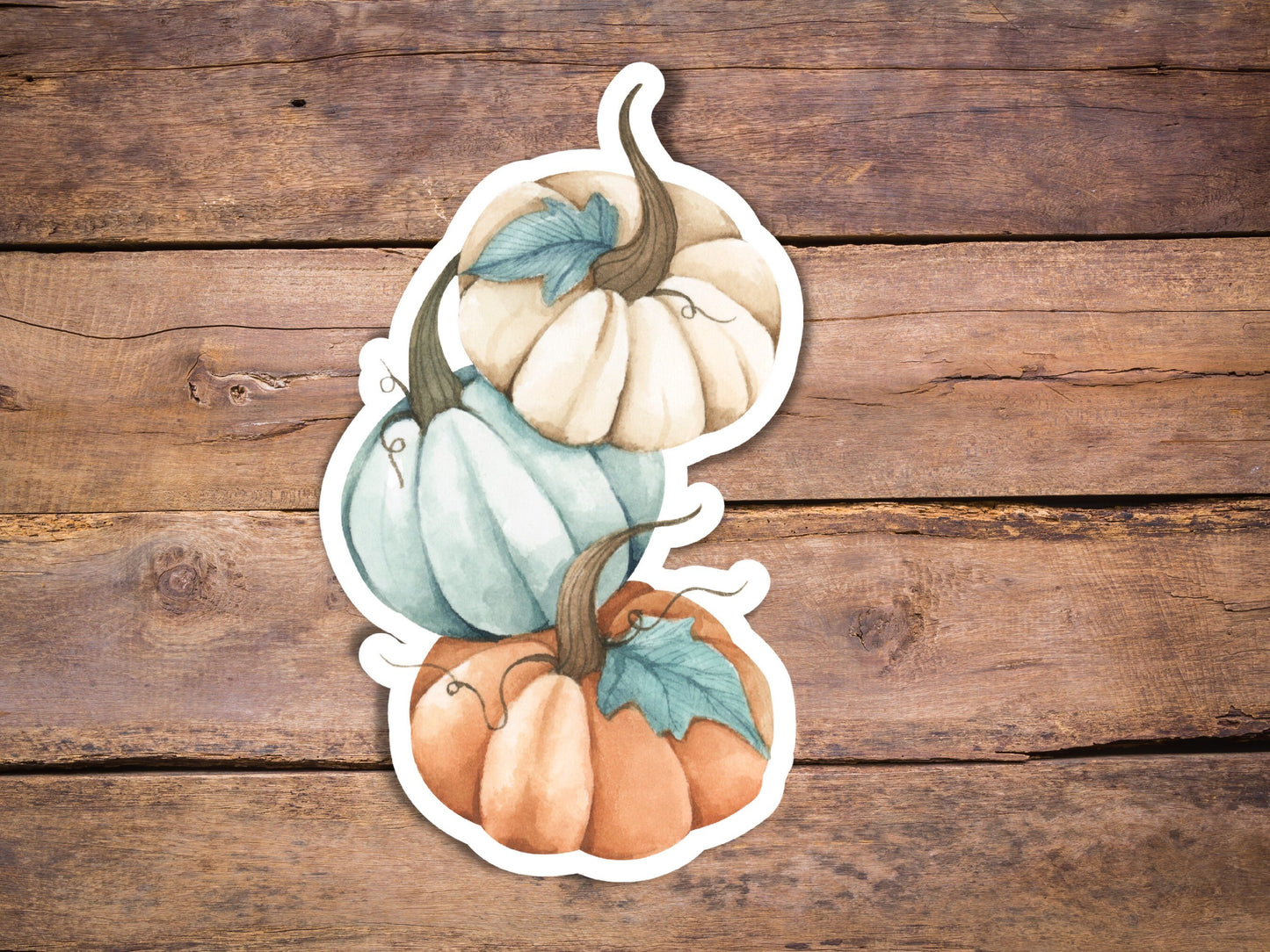 Pumpkin sticker- set of 6, fall stickers sheet, diecut sticker, weatherproof sticker, laptop sticker, waterbottle sticker, halloween gift
