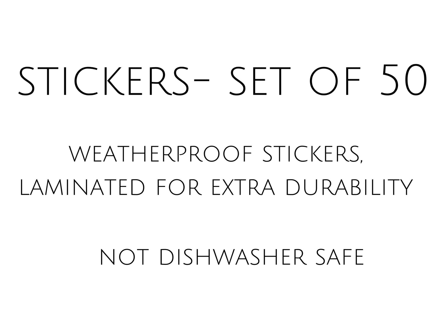 Set of 50- 2.5-3 inches stickers, wholesale stickers,