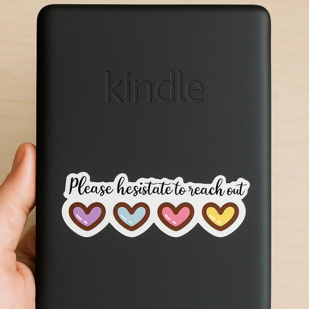 Coquette Heart Vinyl Sticker: Sassy Passive-Aggressive Humor