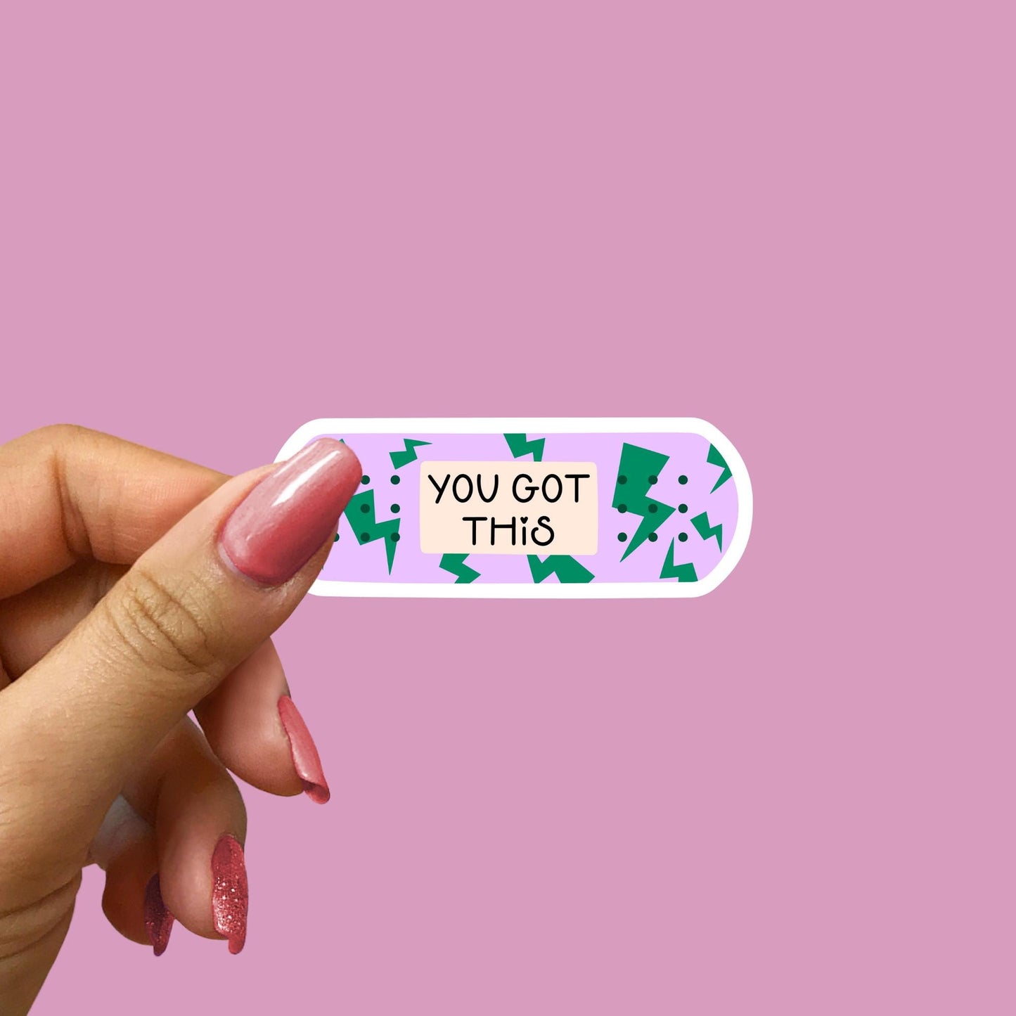 You Got This Bandage Sticker: Motivational Laptop Decal