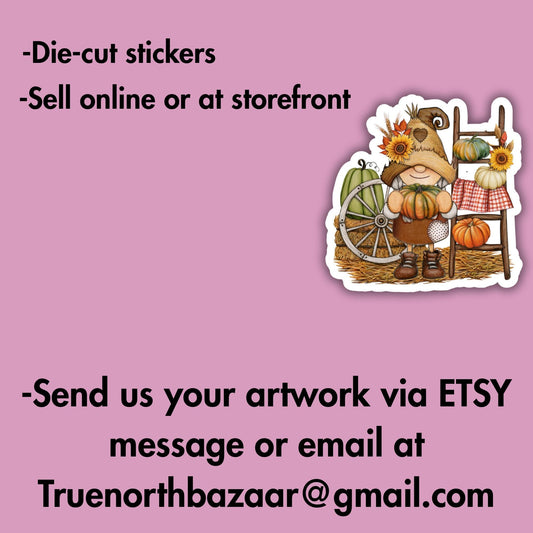 Custom Vinyl Stickers: Die-Cut, Weatherproof, Bulk Set of 1000