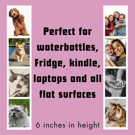 Custom Polaroid Photo Sticker: 6" Jumbo Diecut Vinyl