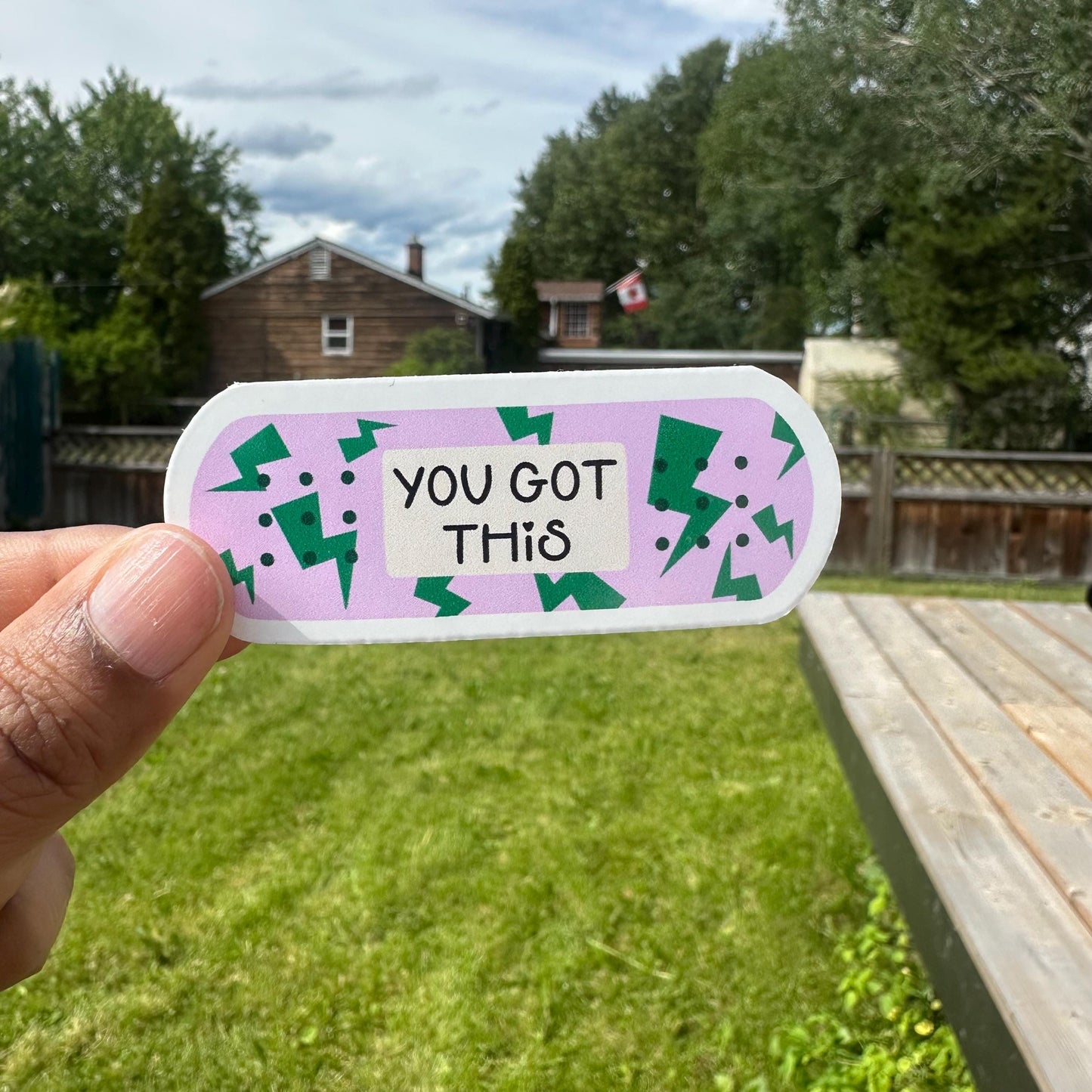 You Got This Bandage Sticker: Motivational Laptop Decal