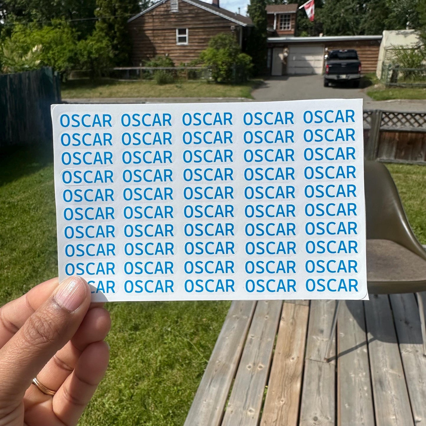 Custom Name Stickers: Waterproof Vinyl Labels for Kids, School Supplies