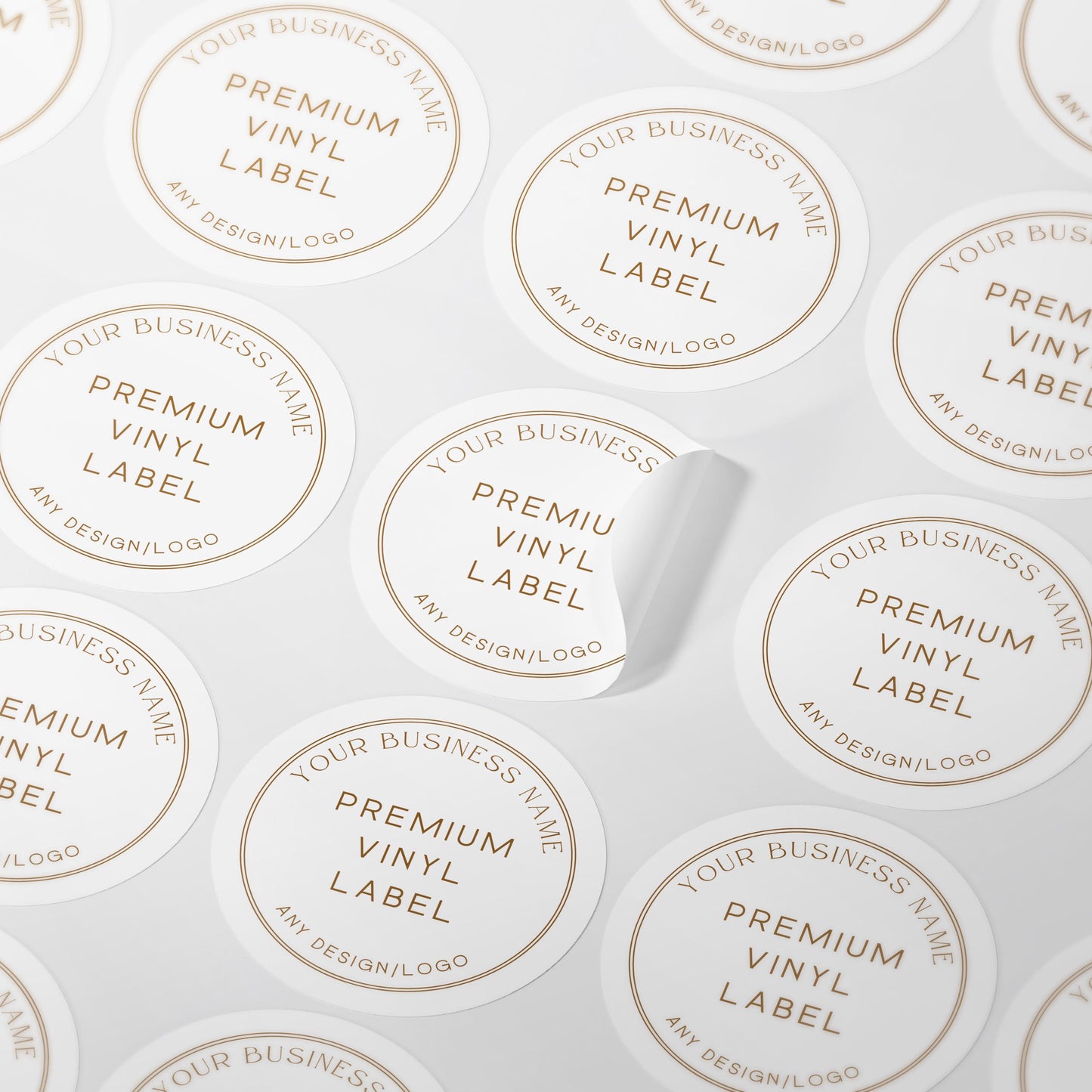 Custom Candle Labels: 2" Round Stickers for Business Branding