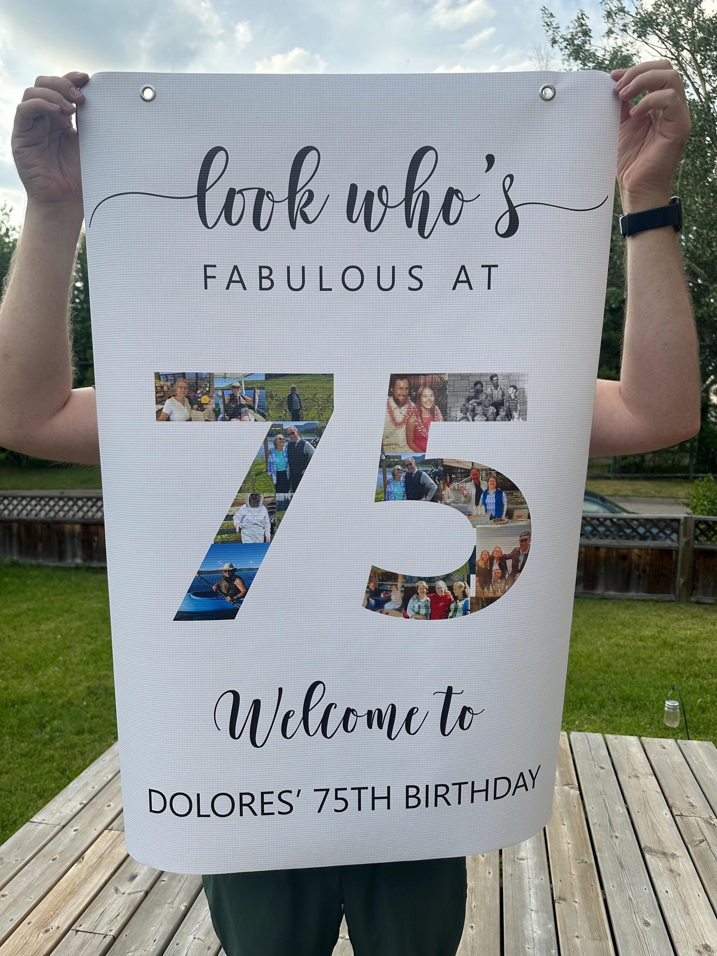 Custom Vinyl Banner: Waterproof Event Sign, Birthday, Market