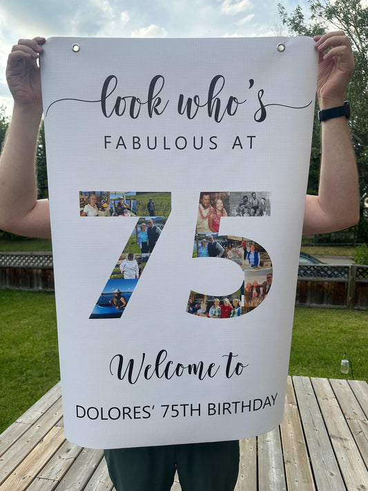 Custom Vinyl Banner: Waterproof Event Sign, Birthday, Market