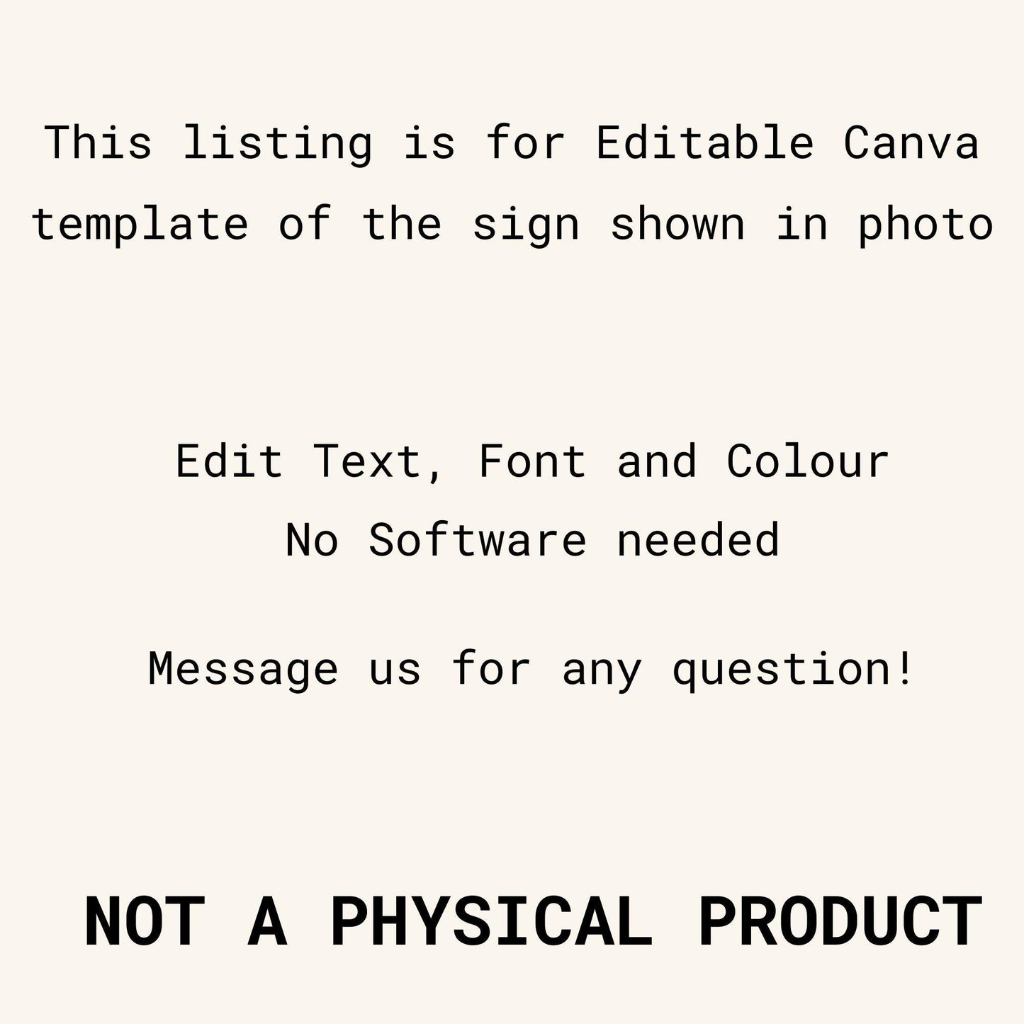 Editable Wedding Sign Template: DIY Canva Welcome Sign (Digital Download)