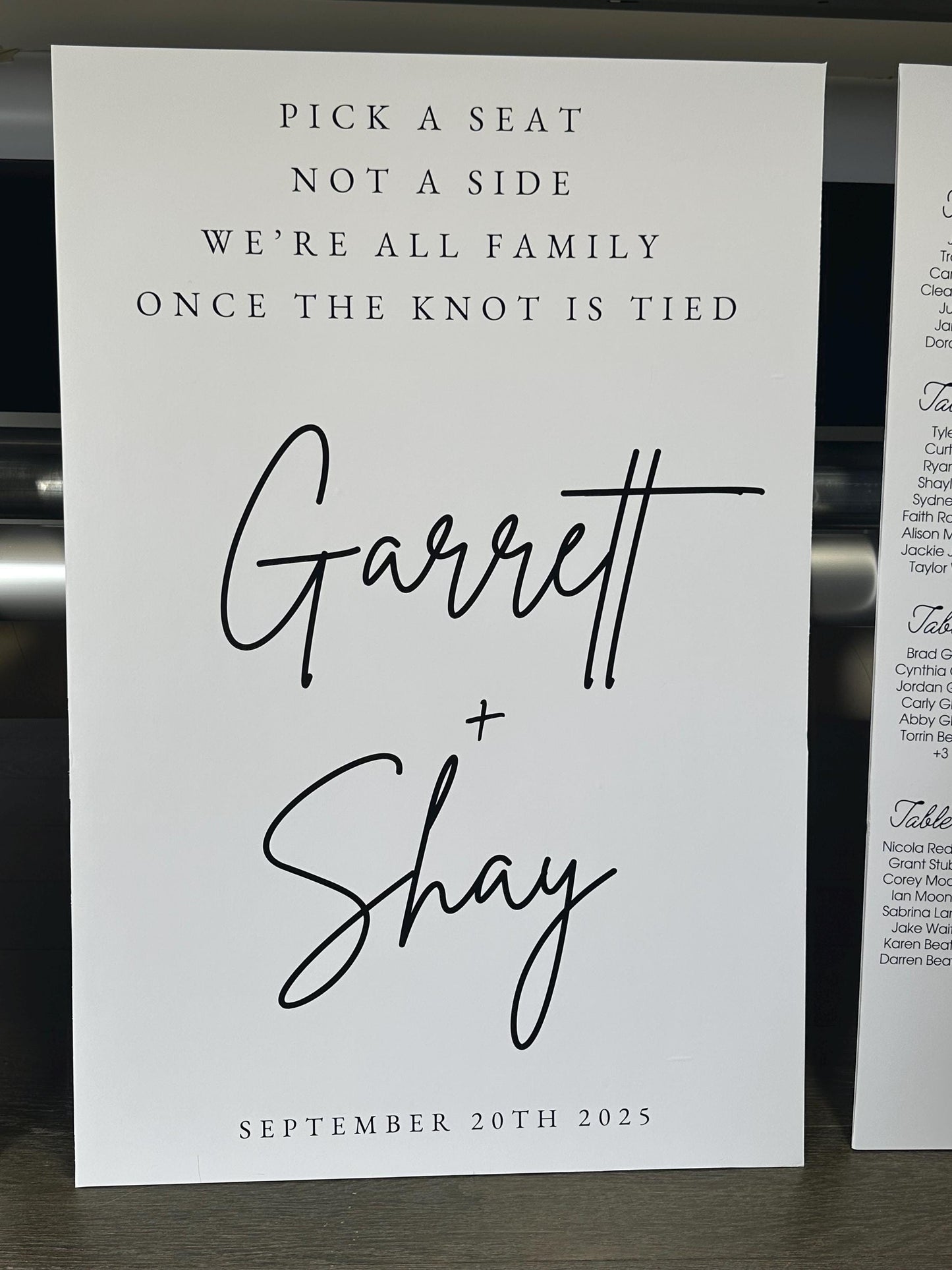 Personalized Foam Board Sign: Custom Event Decor, 20x30