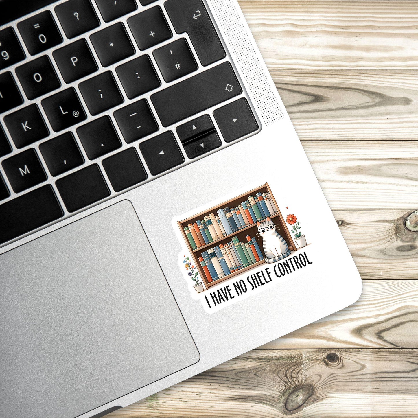 Waterproof sticker-No self control | Vinyl sticker for Kindle, laptops, waterbottles, luggage, books etc