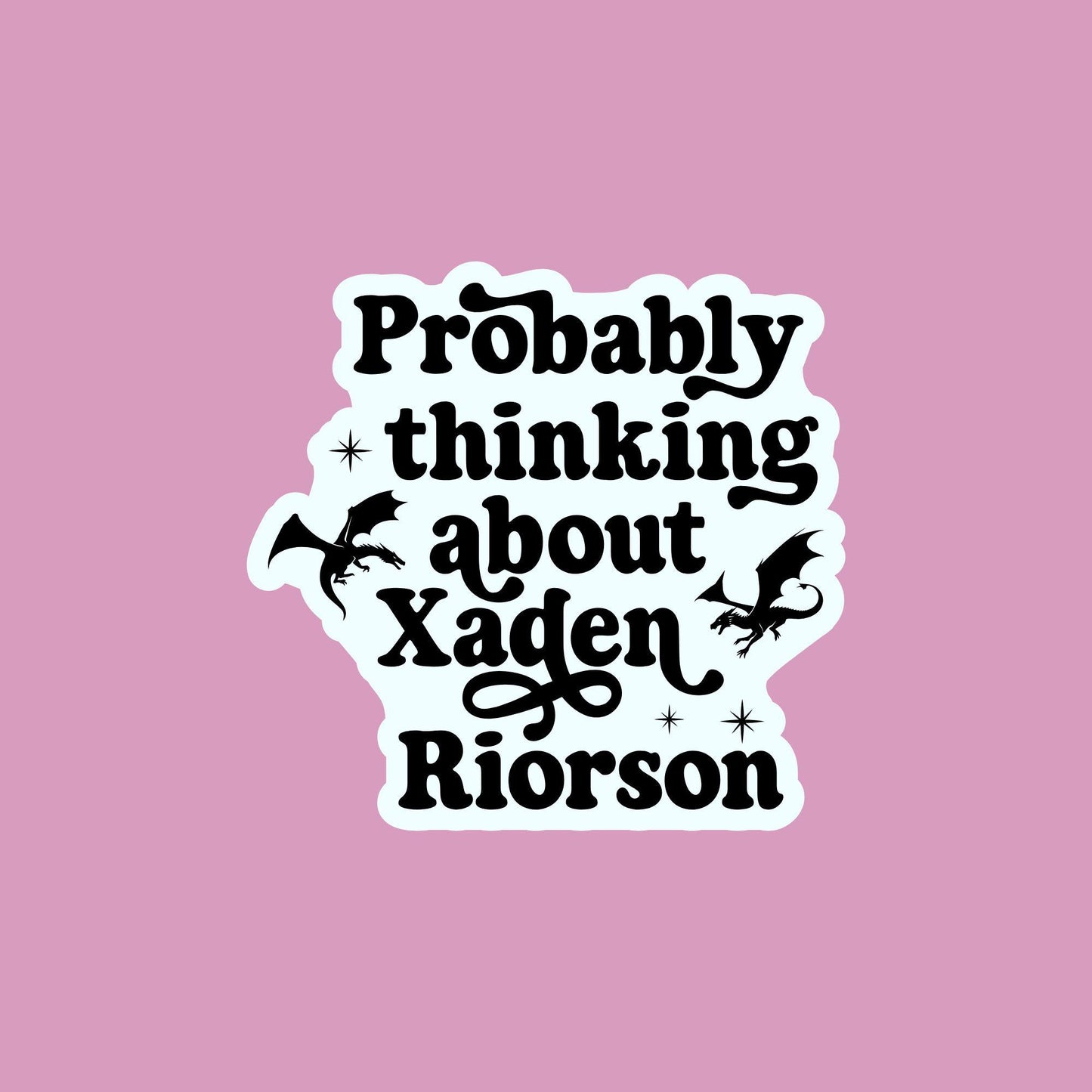 Dragons and Sword Kindle Sticker: Waterproof Vinyl Decal