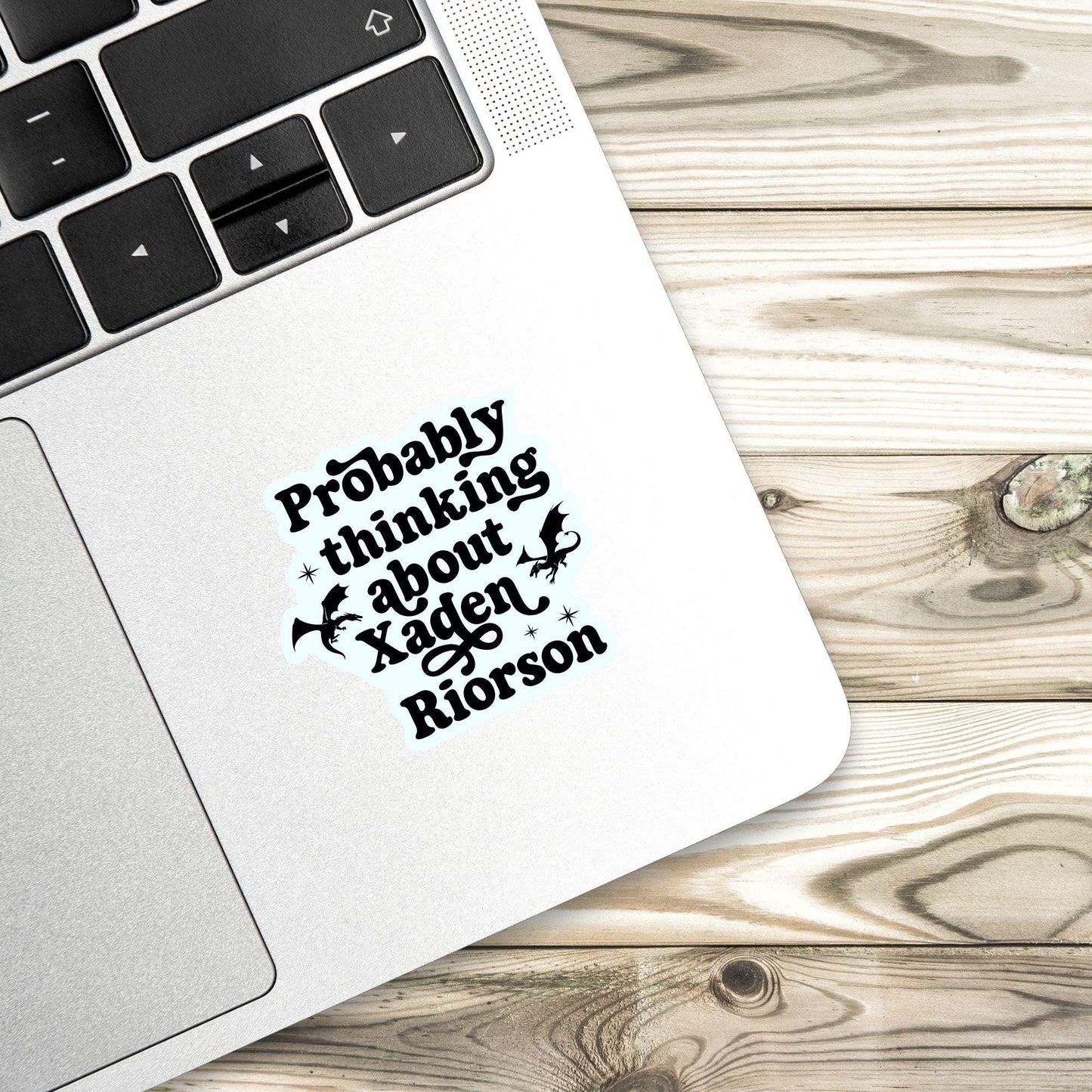 Dragons and Sword Kindle Sticker: Waterproof Vinyl Decal