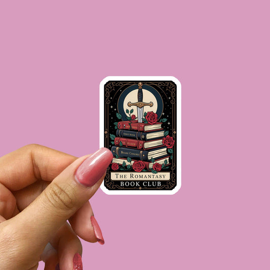 Romantasy Kindle Sticker: Waterproof Vinyl Bookish Reader Decal