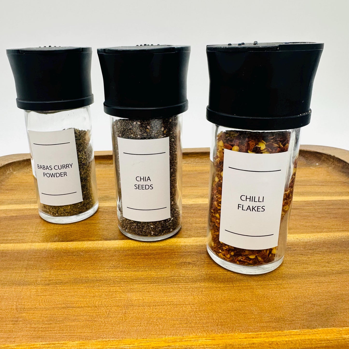 Minimalist Spice Labels: 92 Waterproof Pantry Stickers for Jars