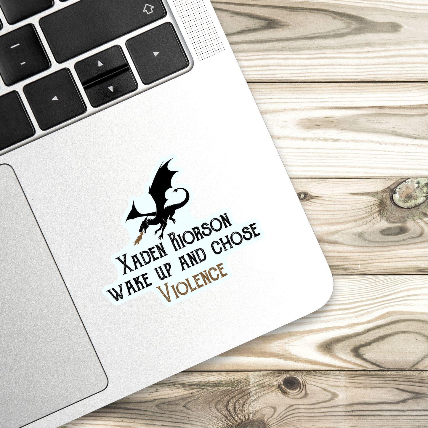 Dragon & Sword Kindle Sticker: Waterproof Vinyl Decal