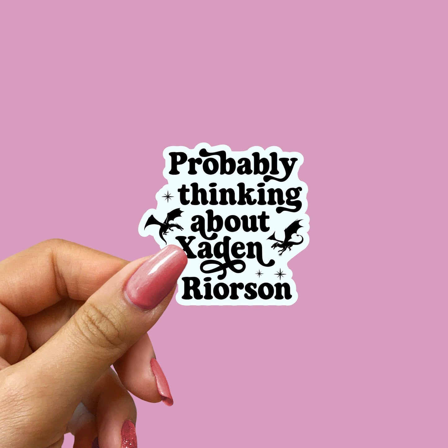 Dragons and Sword Kindle Sticker: Waterproof Vinyl Decal