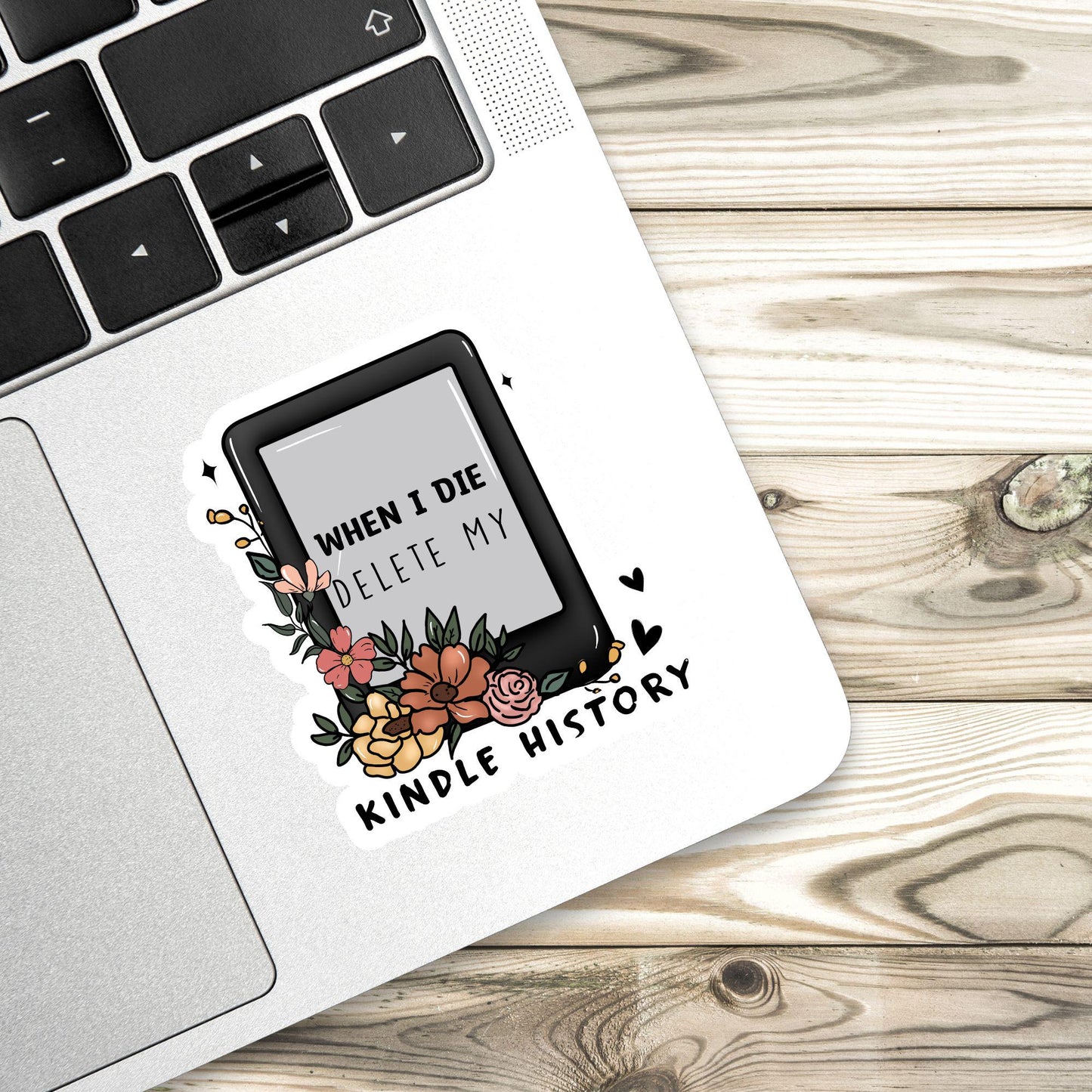 Dragon Kindle Sticker: Delete My History - Waterproof Vinyl Reader Decal