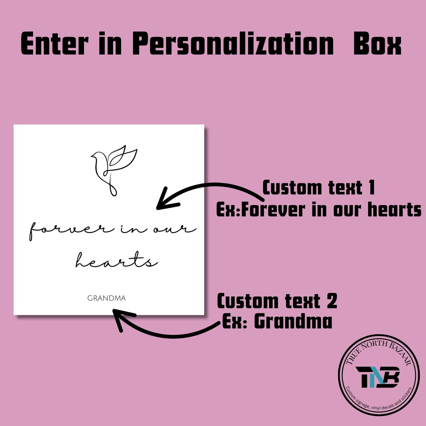 Memorial Stickers – Forever in Our Hearts Dove Labels for Candles